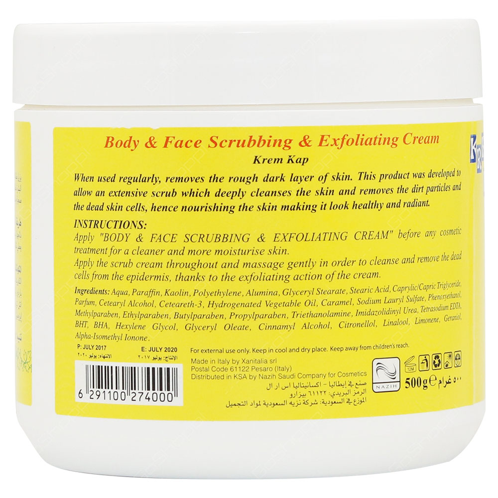 Krem Kap Body & Face Scrubbing & Exfoliating 500g Buy Online