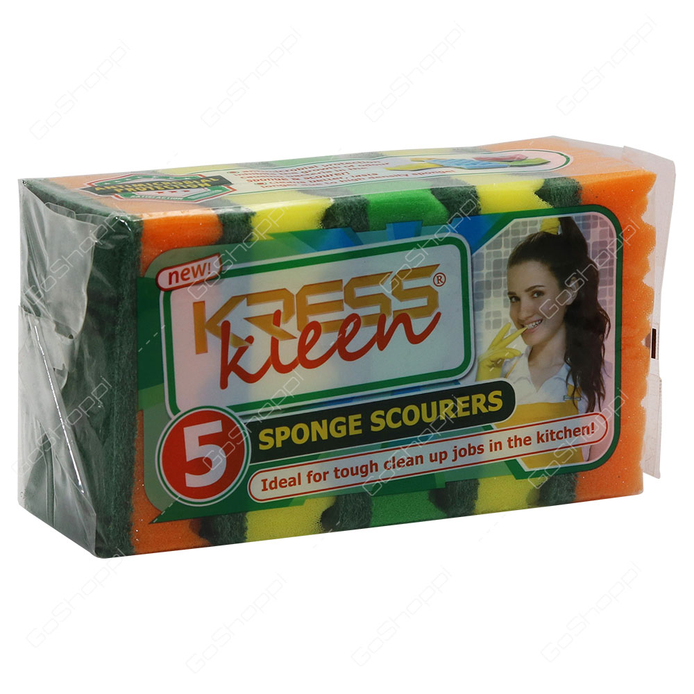 Kress Kleen Sponge Scourers 5 pcs