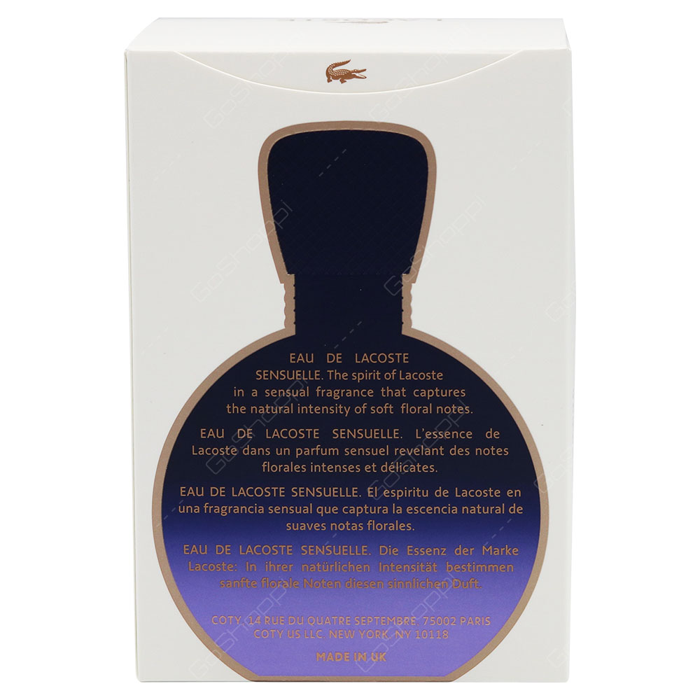 Lacoste Sensuelle For Women Eau De Parfum 90ml