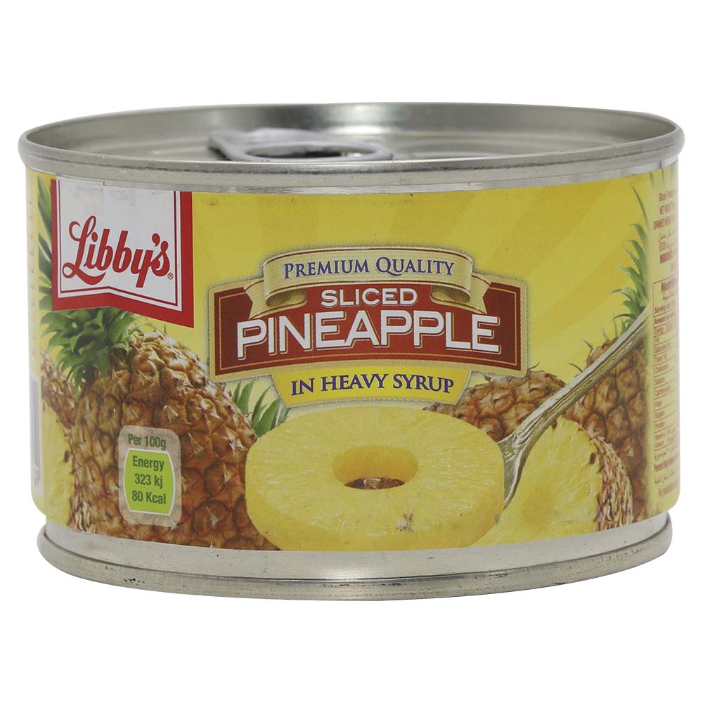 Libbys Sliced Pineapple In Heavy Syrup 235g