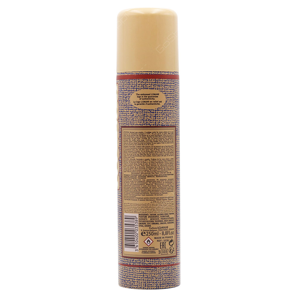Lomani El Paso Deodorant Body Spray For Men 250ml