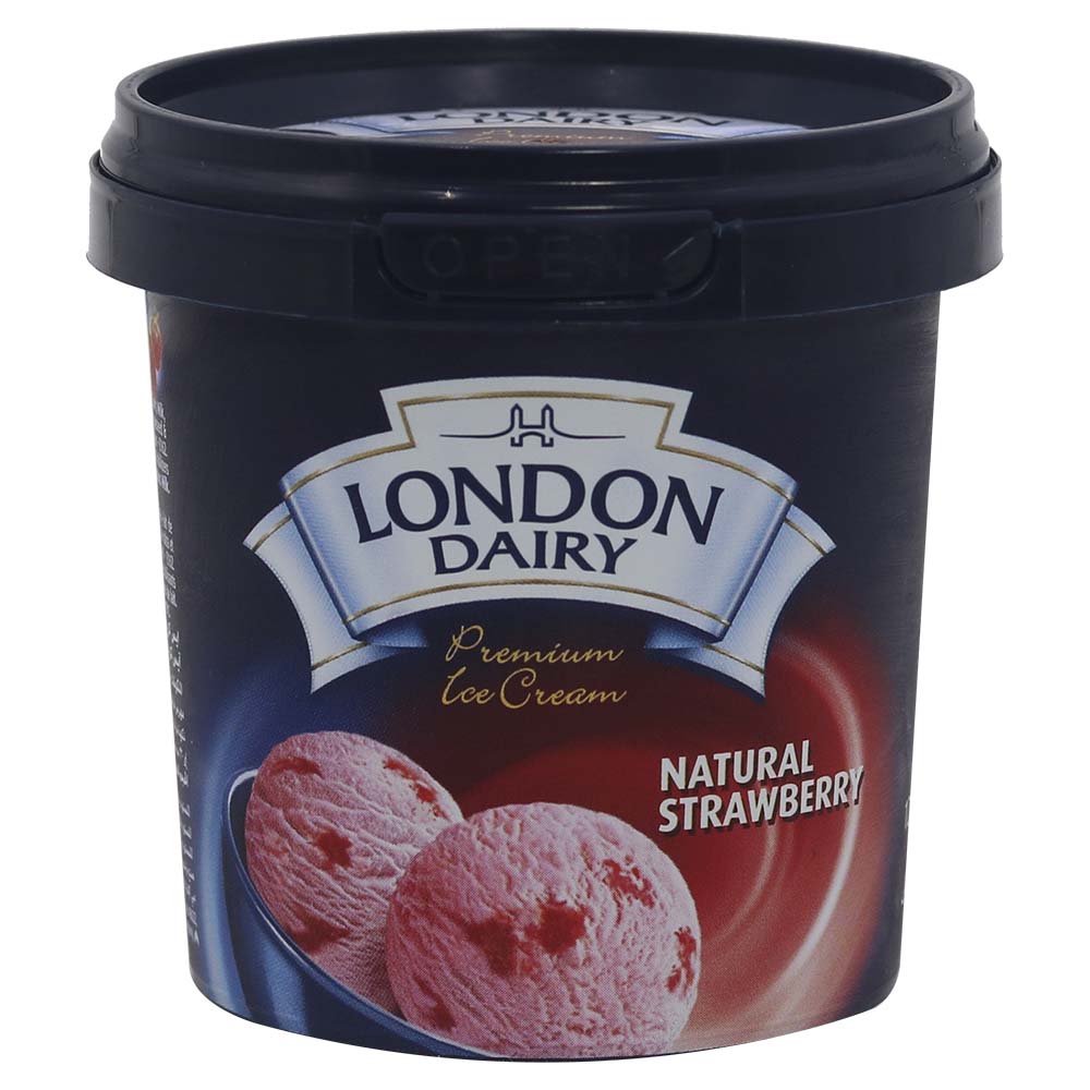 London Dairy Natural Strawberry Premium Ice Cream 125ml Buy Online