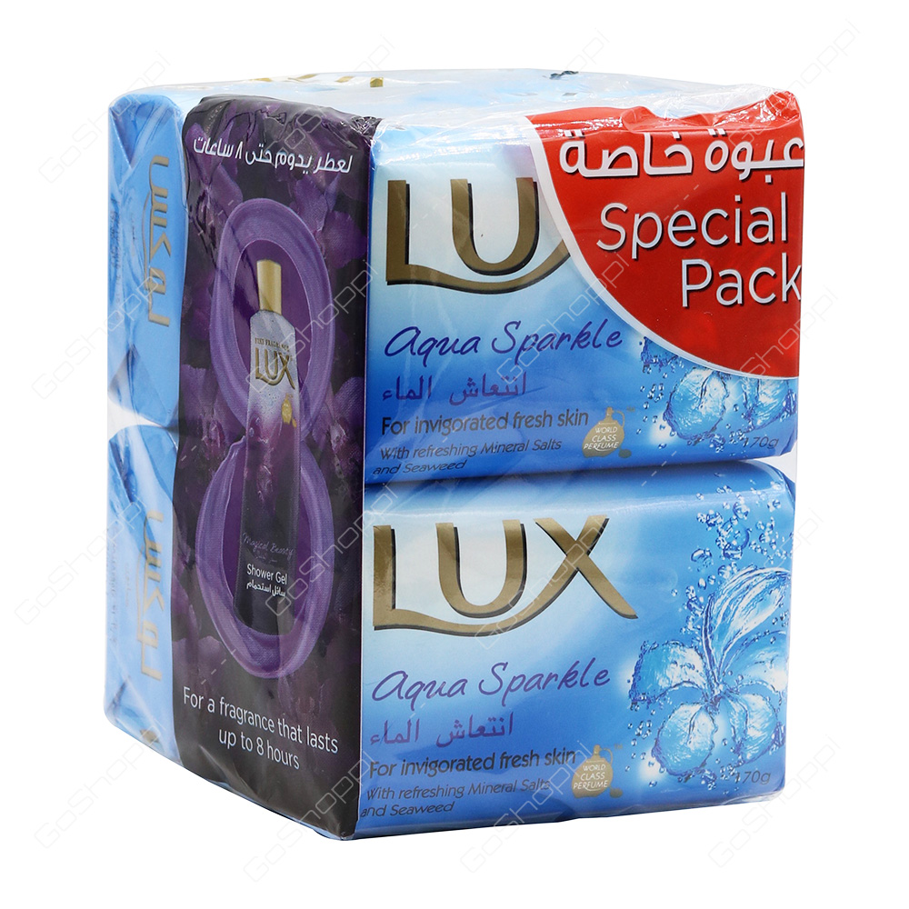 Lux Aqua Sparkle Soap 6X170 g