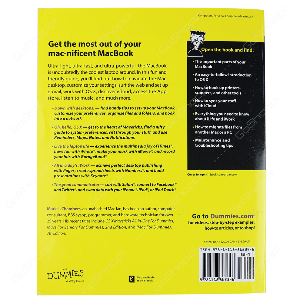 Macbook For Dummies 5th Edition By Mark L Chambers Buy Online