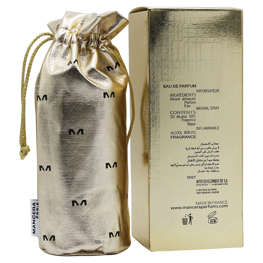 Mancera Gold Intensitive Aqua Eau De Parfum 120ml