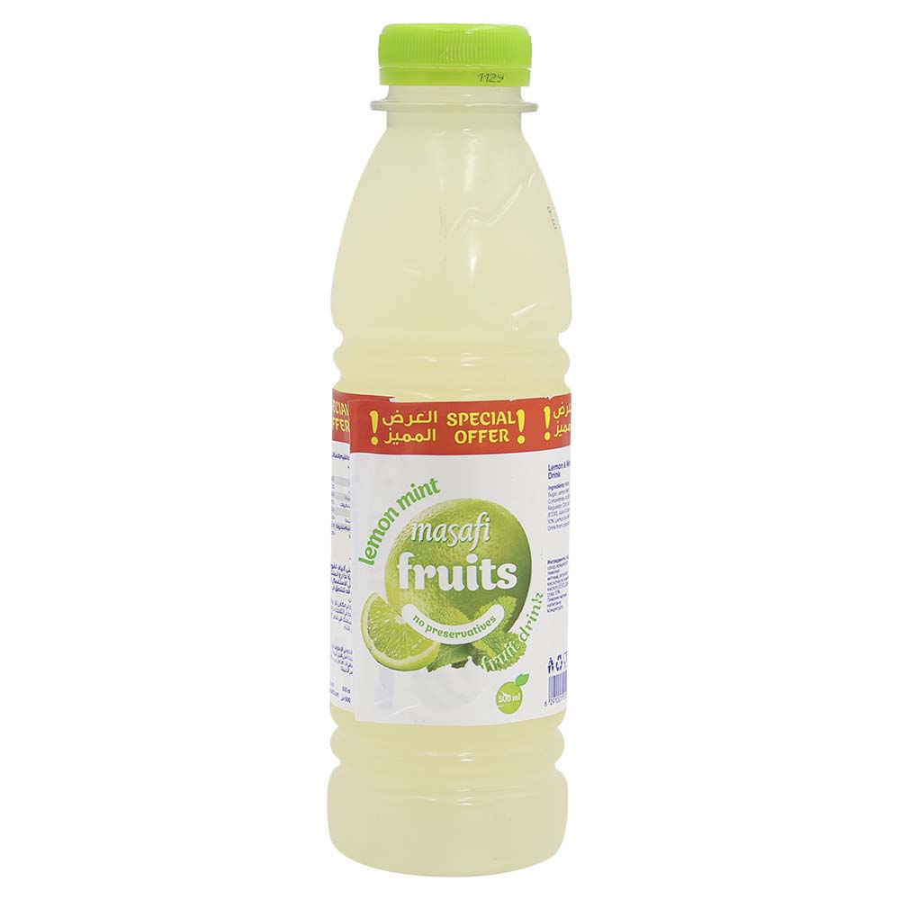 Masafi Fruits Lemon Mint Fruit Drink 500ml
