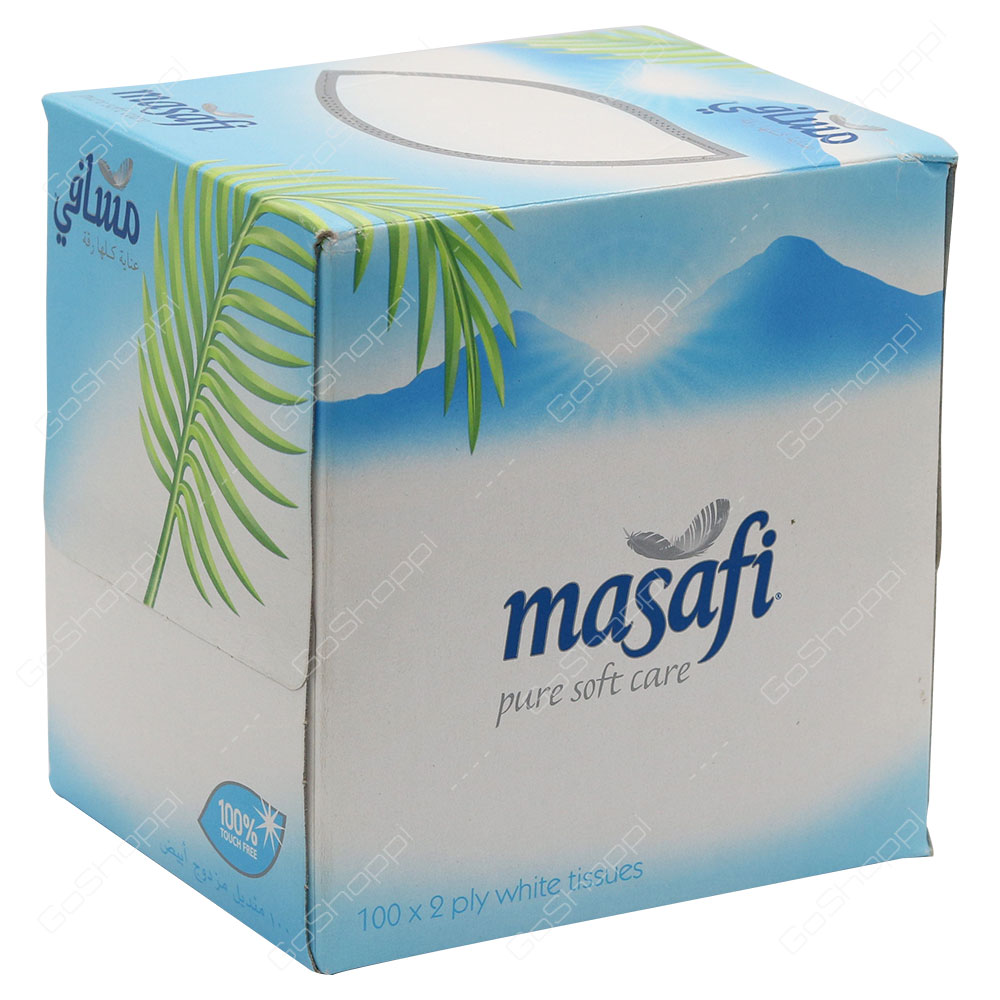 Masafi Pure Soft Care White Tissues 100 Tissues
