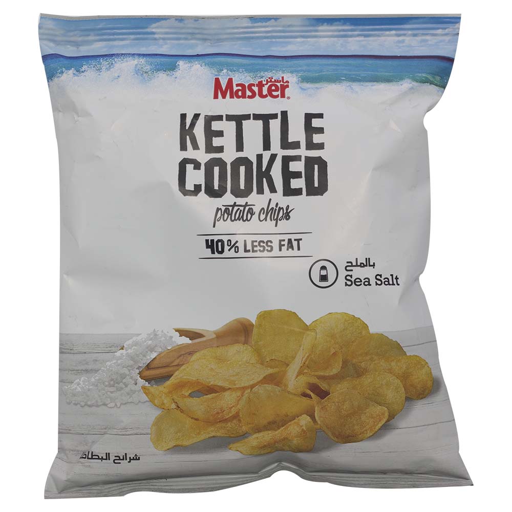 Master Kettle Cooked Potato Chips Sea Salt 45g