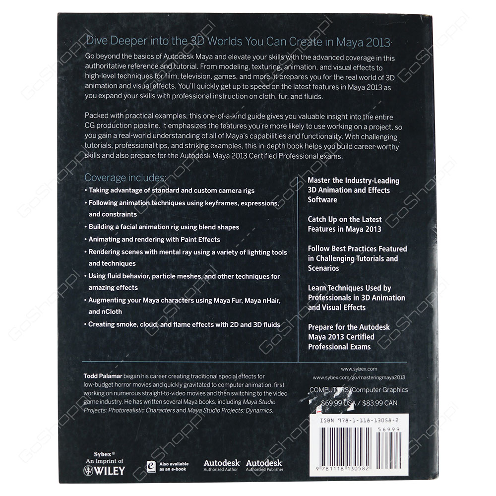 Mastering Autodesk Maya 2013 By Todd Palamar