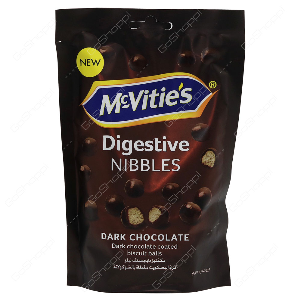Mc Vities Digestive Nibbles Dark Chocolate 120 g
