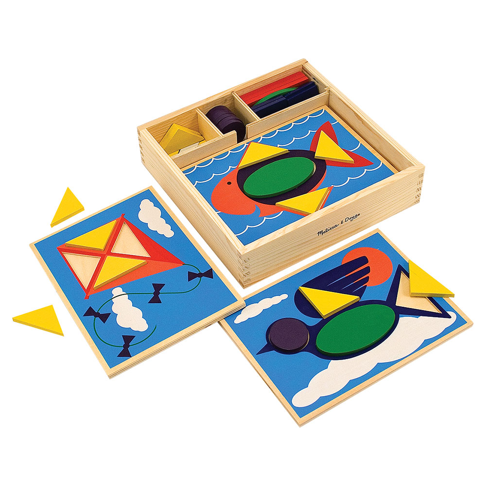 Melissa And Doug Beginner Pattern Blocks
