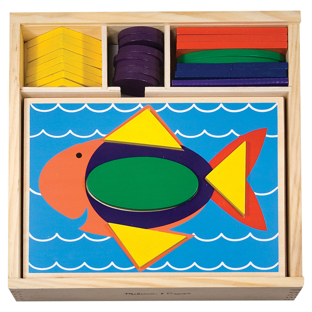 Melissa And Doug Beginner Pattern Blocks