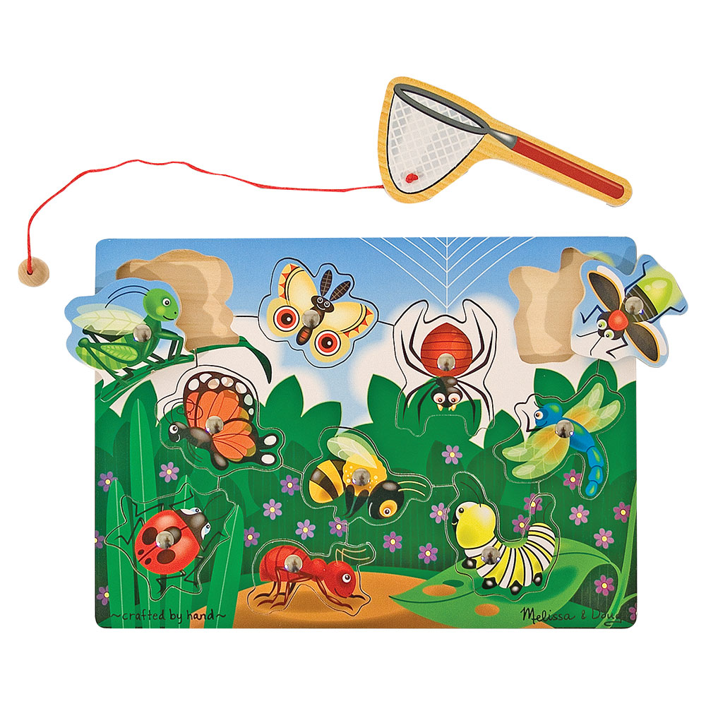 Melissa And Doug Bug-Catching Magnetic Puzzle Game