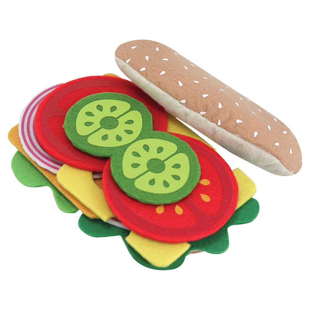 Melissa And Doug Felt Play Food - Sandwich Set