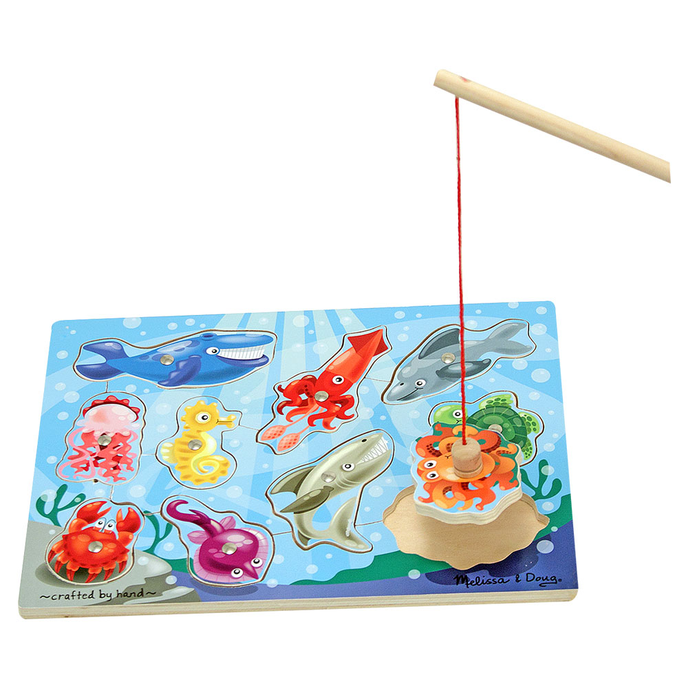Melissa And Doug Fishing Magnetic Puzzle Game