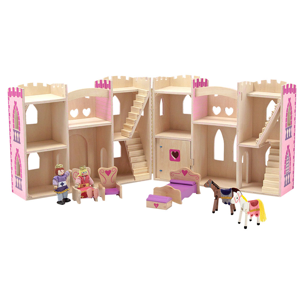 Melissa And Doug Fold And Go Princess Castle