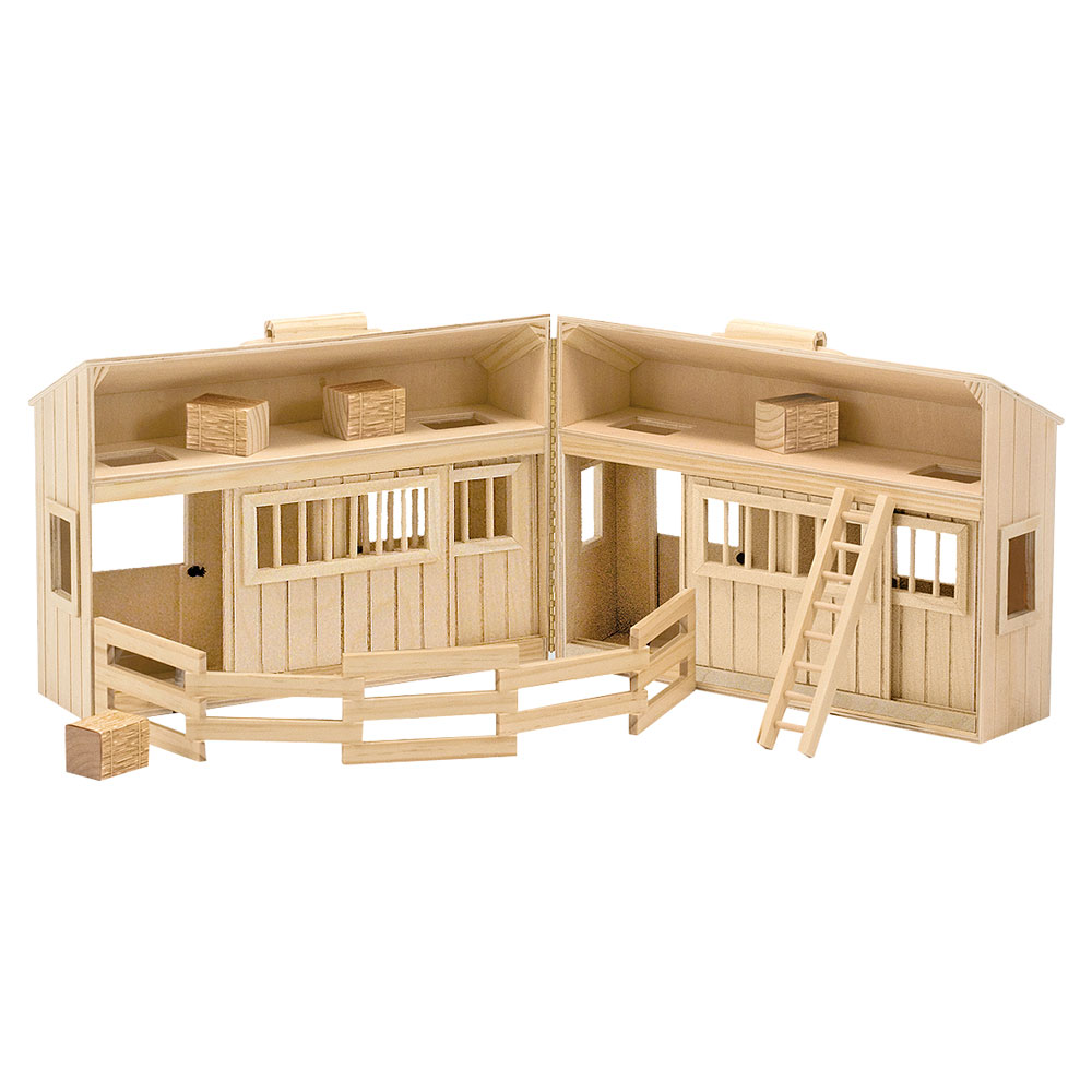 Melissa And Doug Fold And Go Wooden Stable