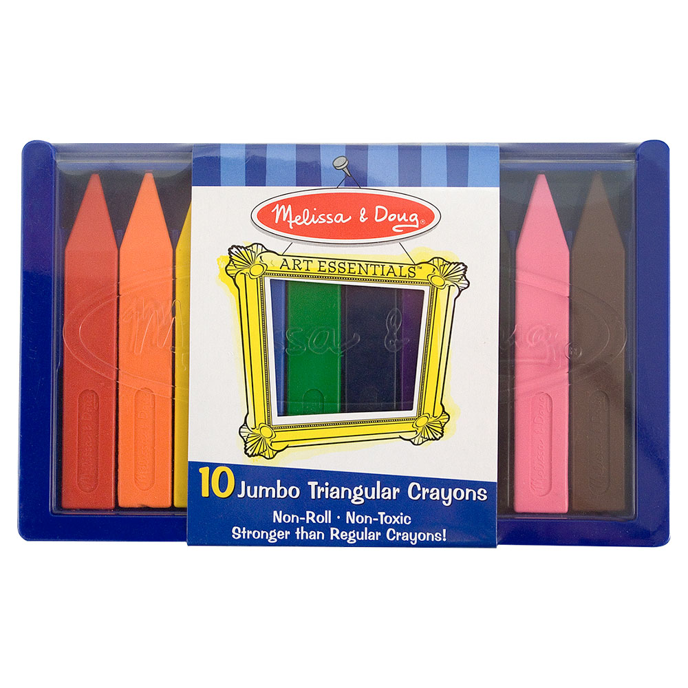 Melissa And Doug Jumbo Triangular Crayons