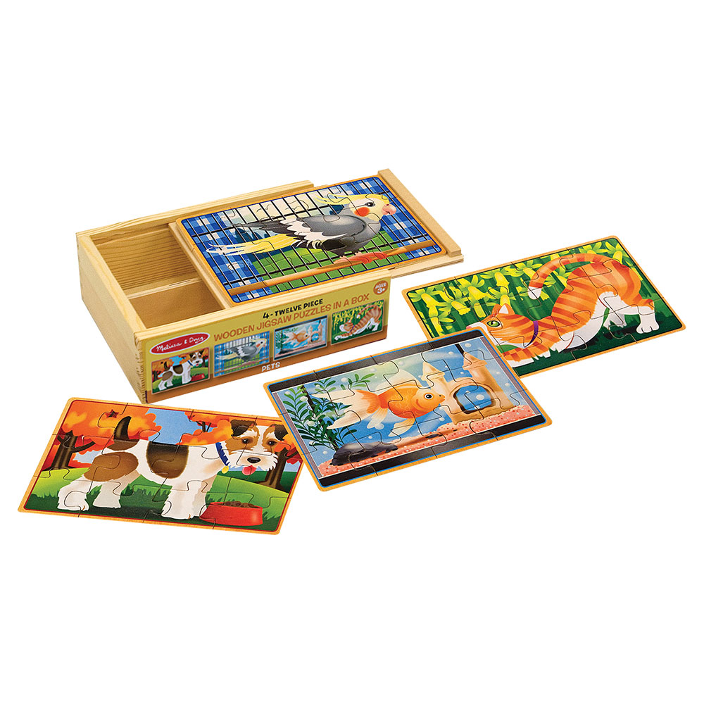 Melissa And Doug Pets Jigsaw Puzzles In A Box