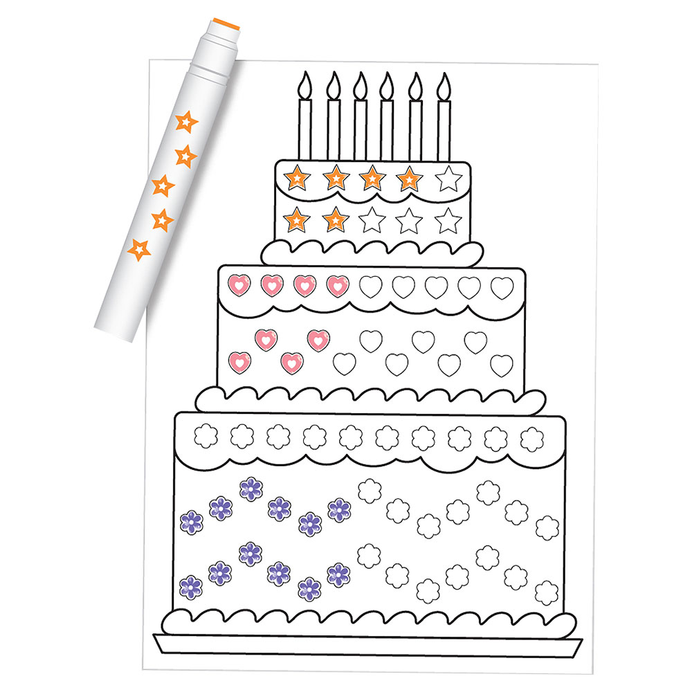 Melissa And Doug Stamp Marker Activity Pad - Pink