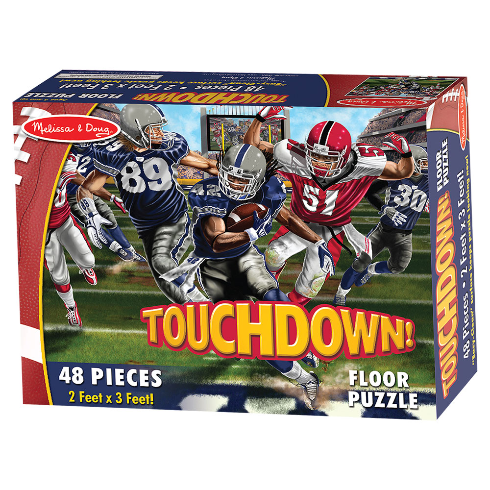 Melissa And Doug Touchdown! Floor Puzzle 48 Pcs