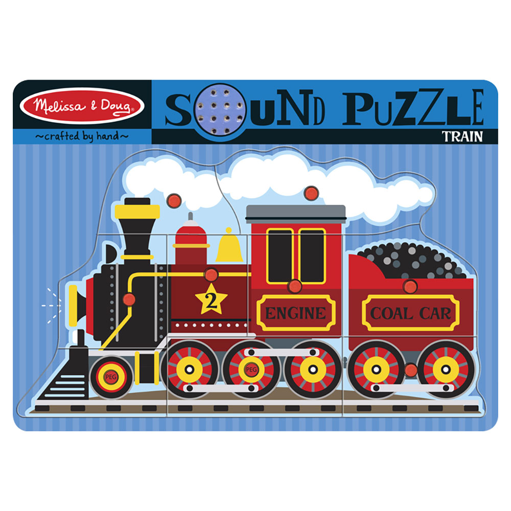 Melissa And Doug Train Sound 9 Piece Puzzle