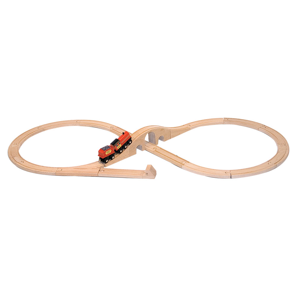 Melissa And Doug Wooden Figure Eight Train Set