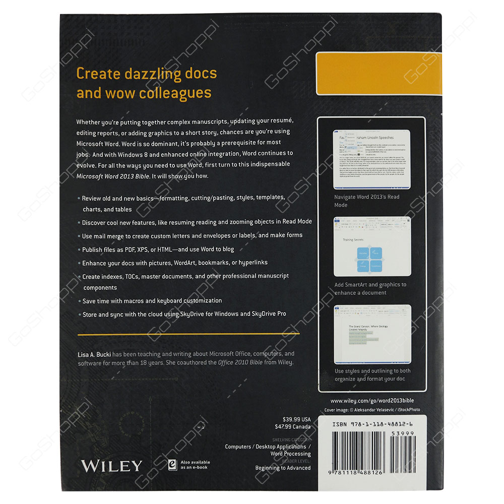 Microsoft Word 2013 Bible By Lisa A. Bucki