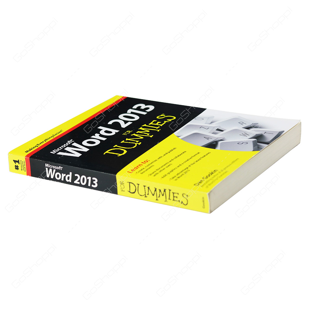 Microsoft Word 2013 For Dummies By Dan Gookin