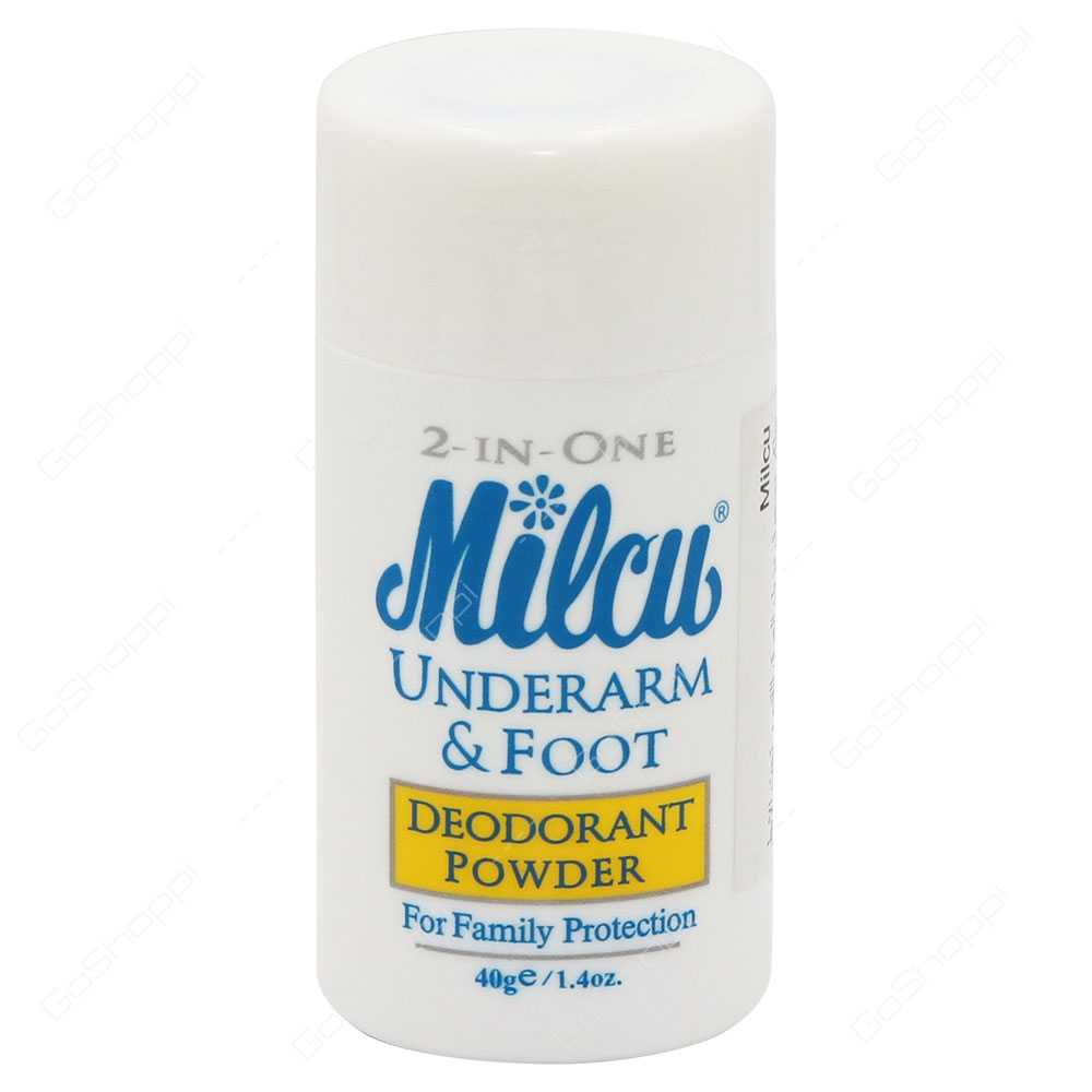 Milcu Underarm And Foot Deodorant Powder 40 g Buy Online