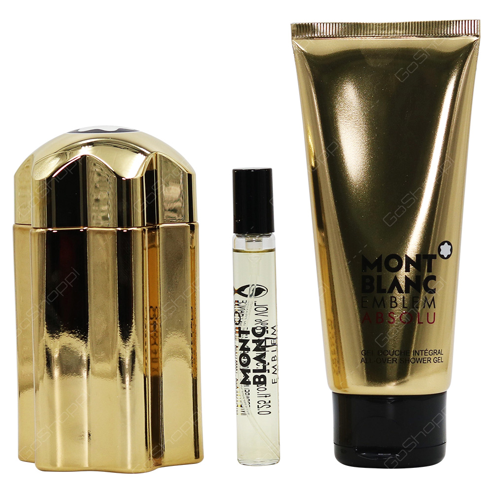 Mont Blanc Emblem Absolu For Men Gift Set 3pcs