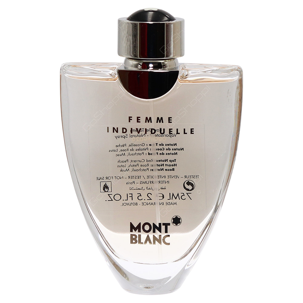 Mont Blanc Femme Individuelle Eau De Toilette 75ml