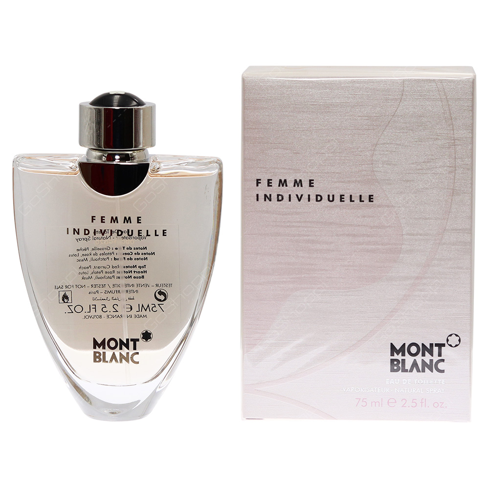 Mont Blanc Femme Individuelle Eau De Toilette 75ml
