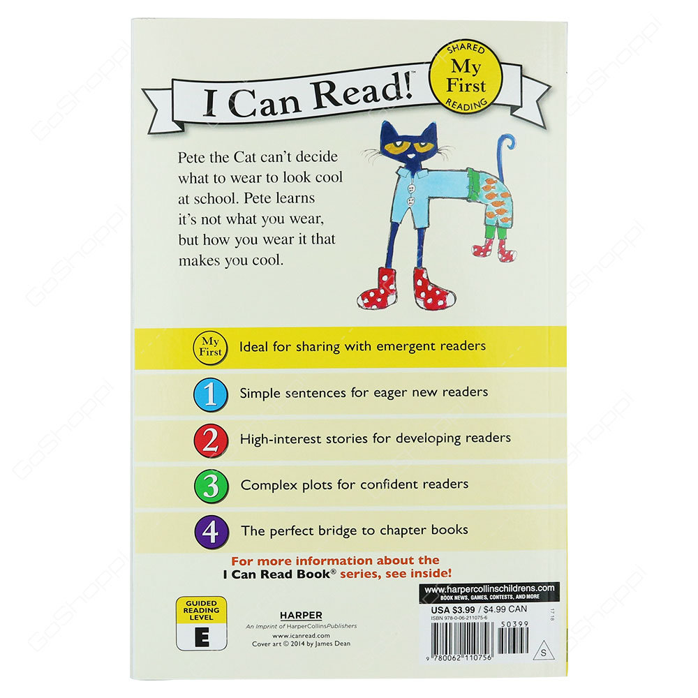My First I Can Read Pete The Cat Too Cool For School Buy Online