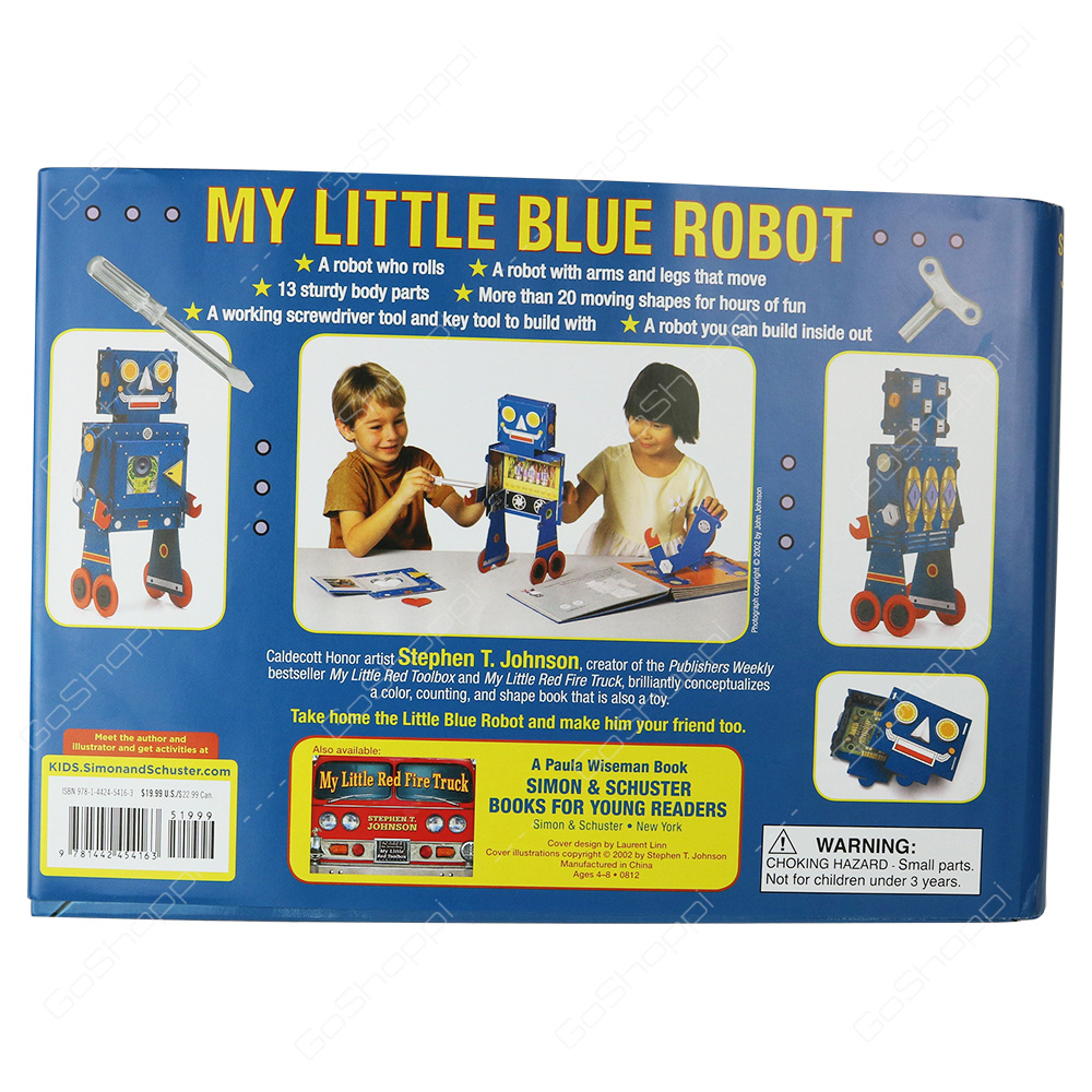 My Little Blue Robot By Stephen T Johnson