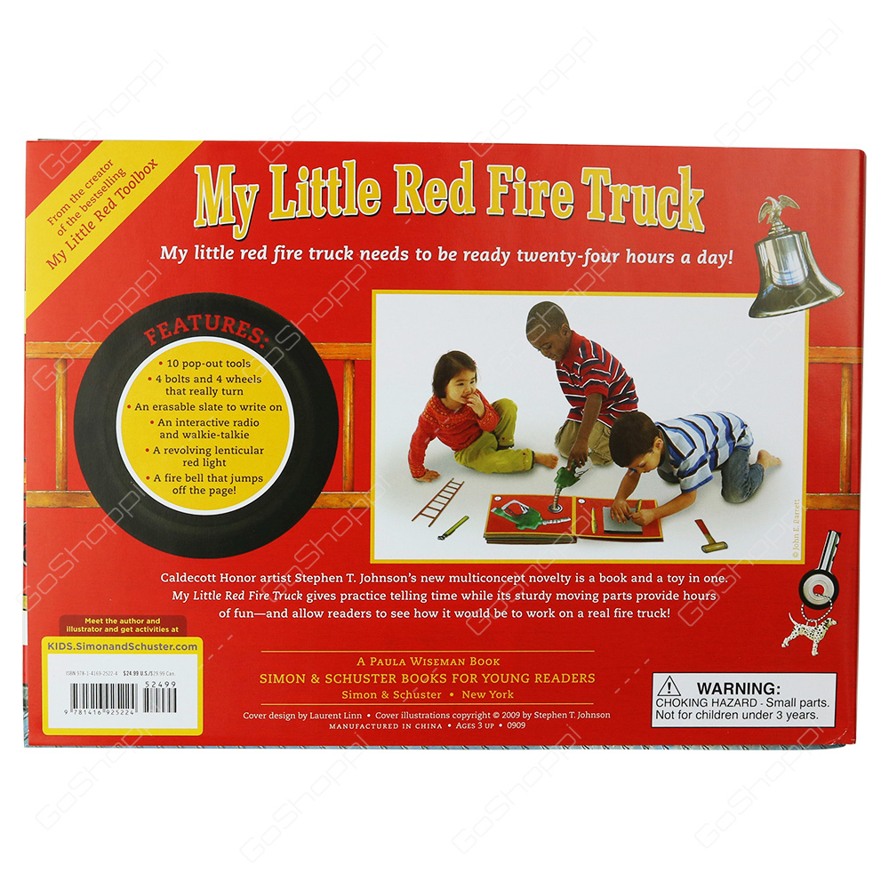 My Little Red Fire Truck By Stephen T Johnson