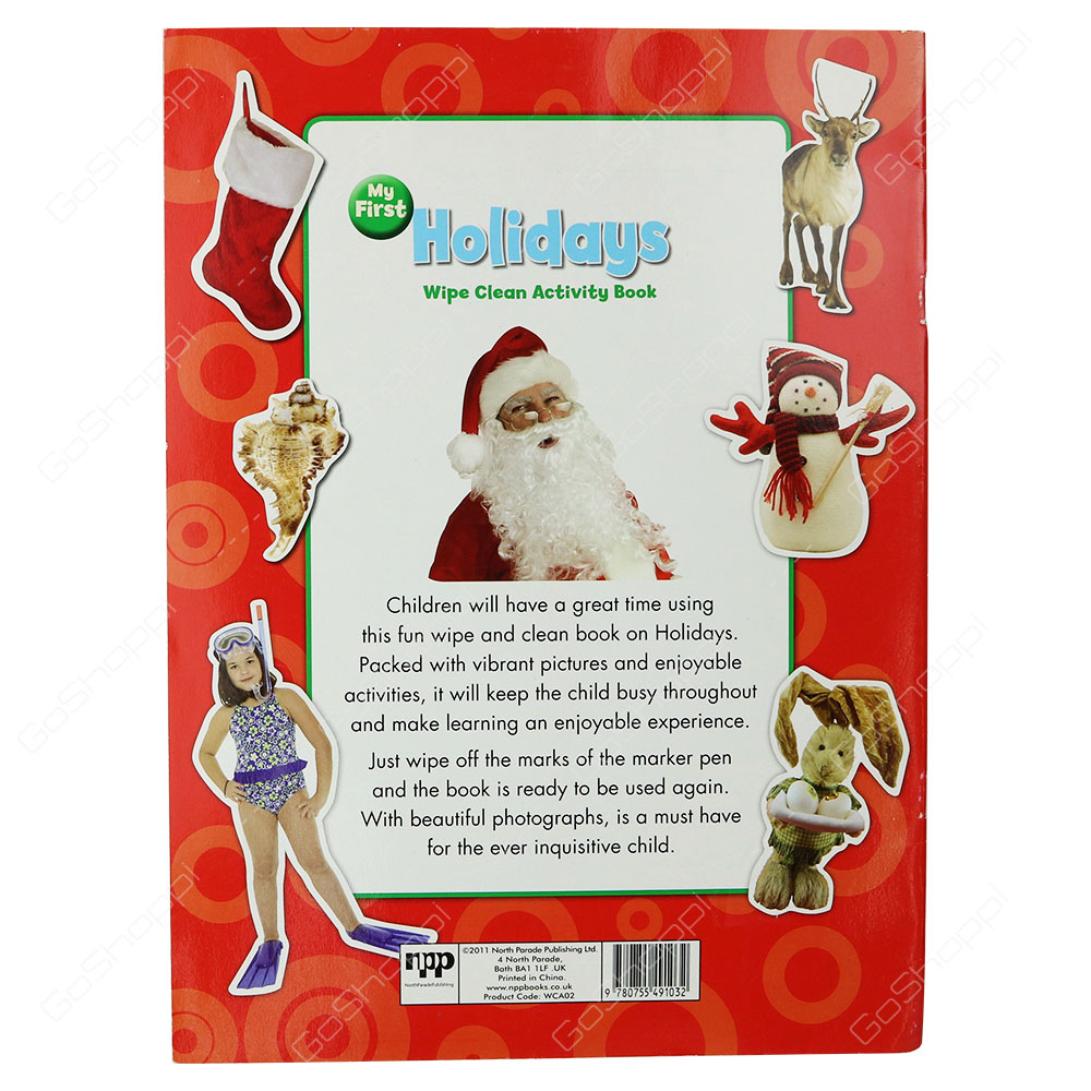 My first Holiday Wipe Clean Activity Book