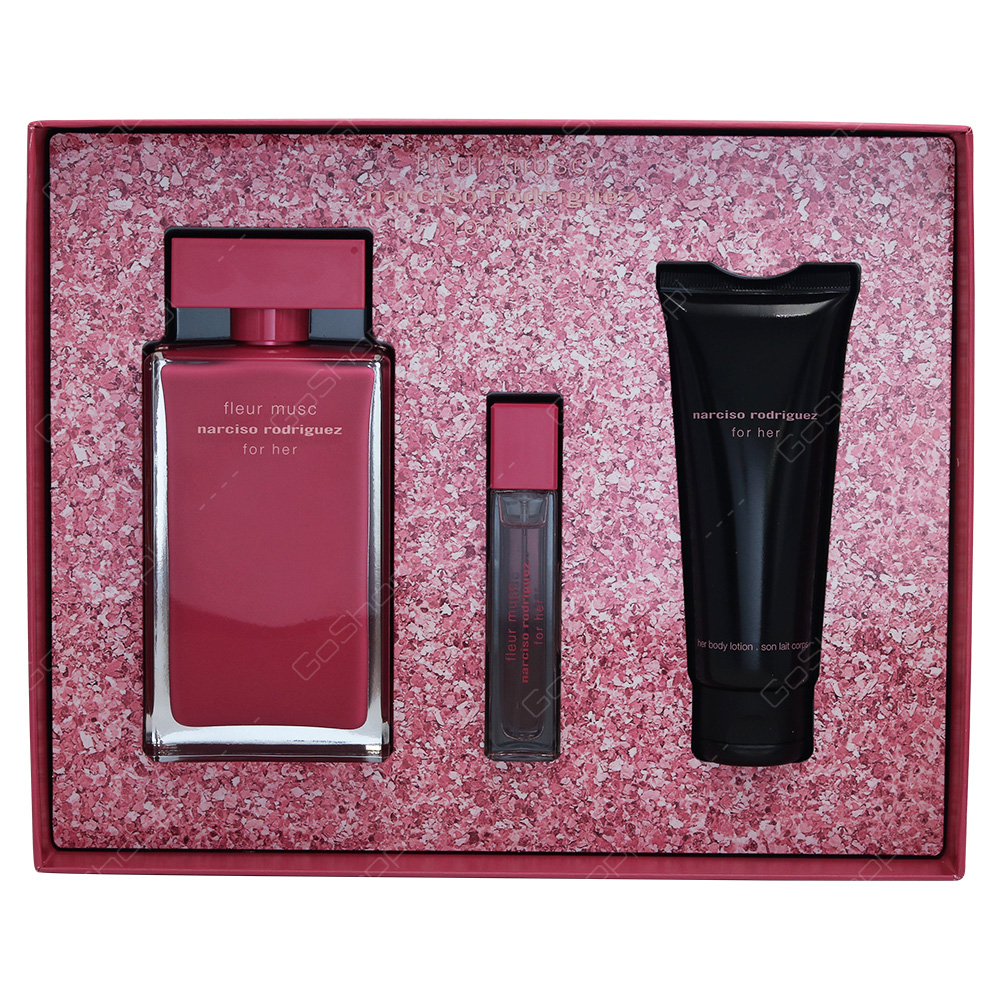 Narciso Rodriguez Fleur Musc For Women Gift Set 3pcs