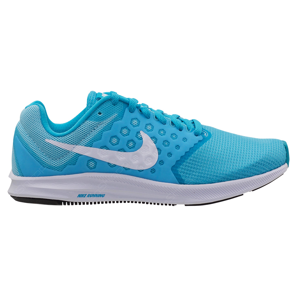 Nike Downshifter 7 Running Shoes For Women - Still Blue - White ...