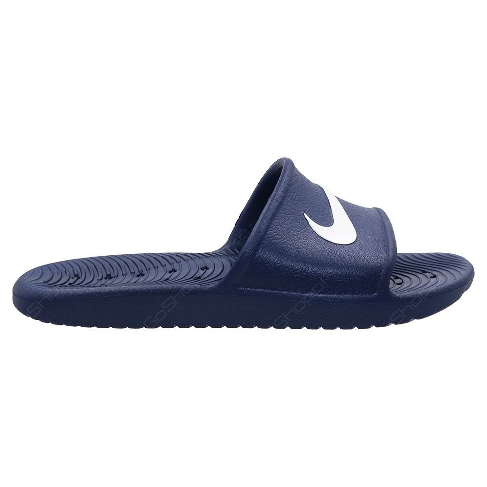 Nike Kawa Shower Slides For Men - Midnight Navy - White - 832528-400 ...