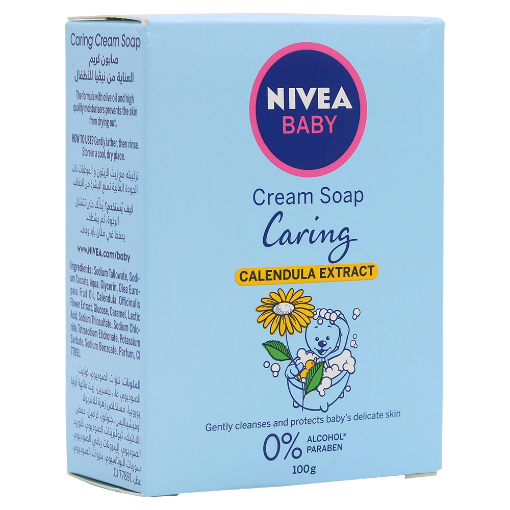 Nivea Baby Calendula Extract Caring Cream Soap 100g