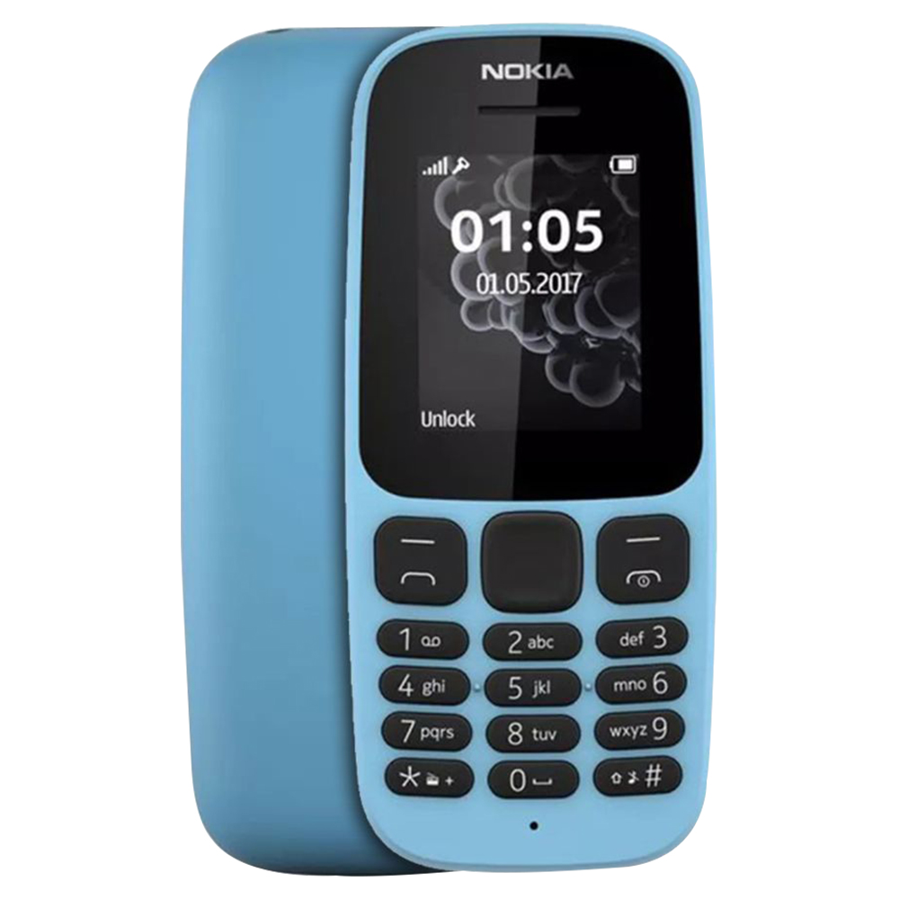Nokia 105 Single Sim Blue Buy Online