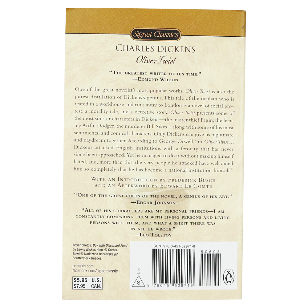 Oliver Twist By Charles Dickens - Signet Classics
