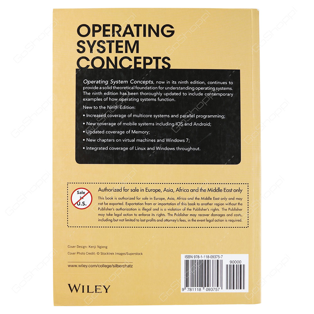 Operating System Concepts By Peter B. Galvin