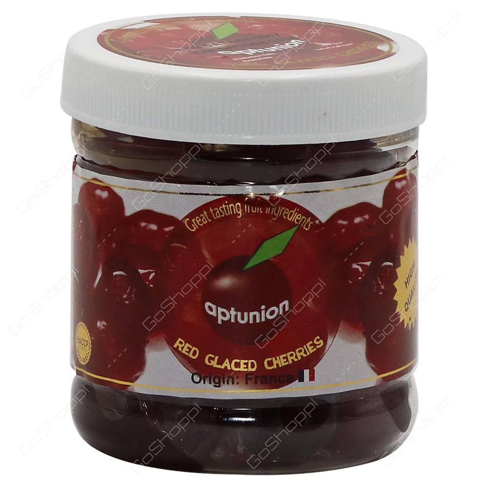 Aptunion Red Glaced Cherries 200 g