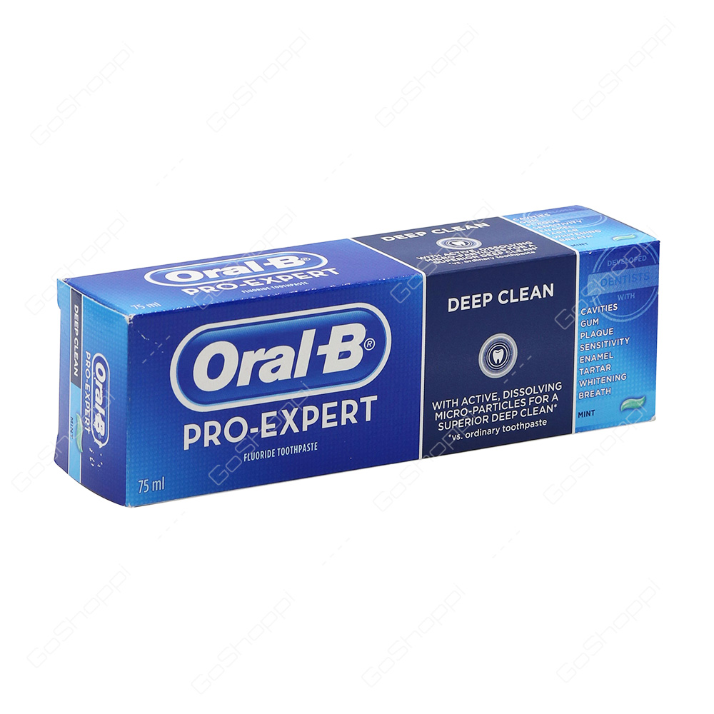 Oral B Pro Expert Deep Clean Toothpaste 75 Ml Buy Online