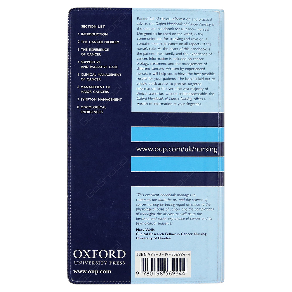 Oxford Handbook Of Cancer Nursing