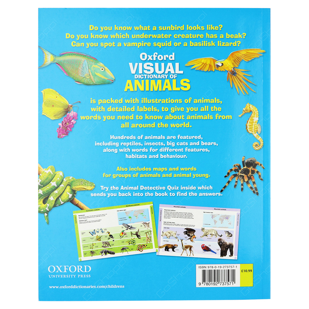 Oxford Visual Dictionary Of Animals