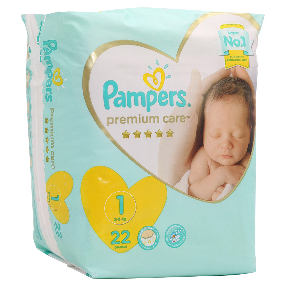 Pampers Premium Care 2-5Kg 22Diapers
