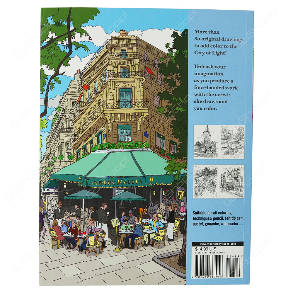 Paris A Coloring Book By Isy Ochoa